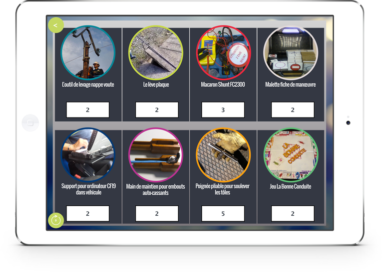 contact de l'application