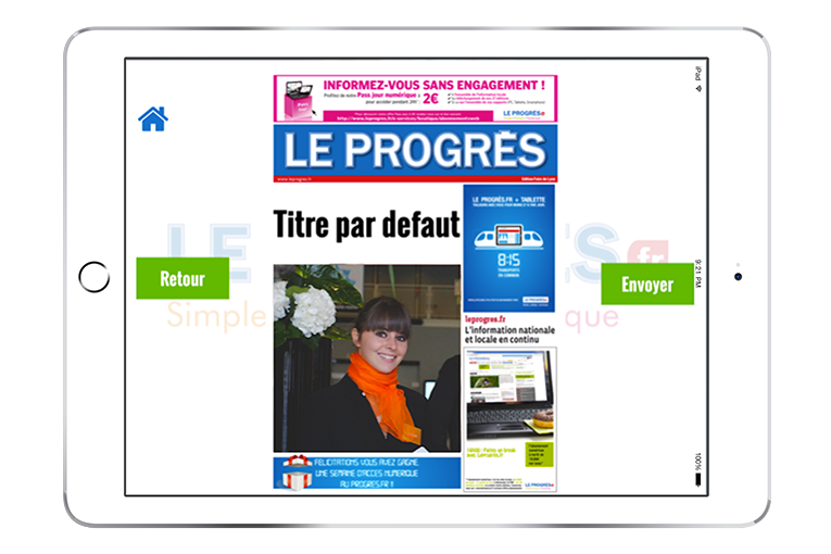 contact de l'application